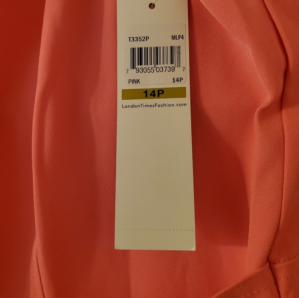 London Times Petite Sleeveless Round Neck - Picture 6 of 6